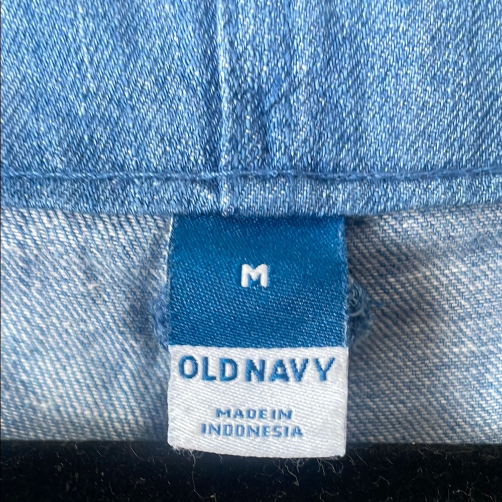 Old Navy High Waist Blue Women's Shorts - Picture 7 of 10